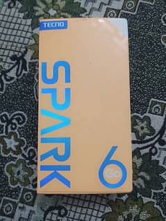 Tecno Spark 6 Go 4GB 64GB Mobile with Box
