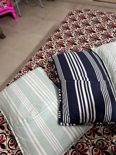 3 x IKEA pillows with pillow cases are available for sale 0