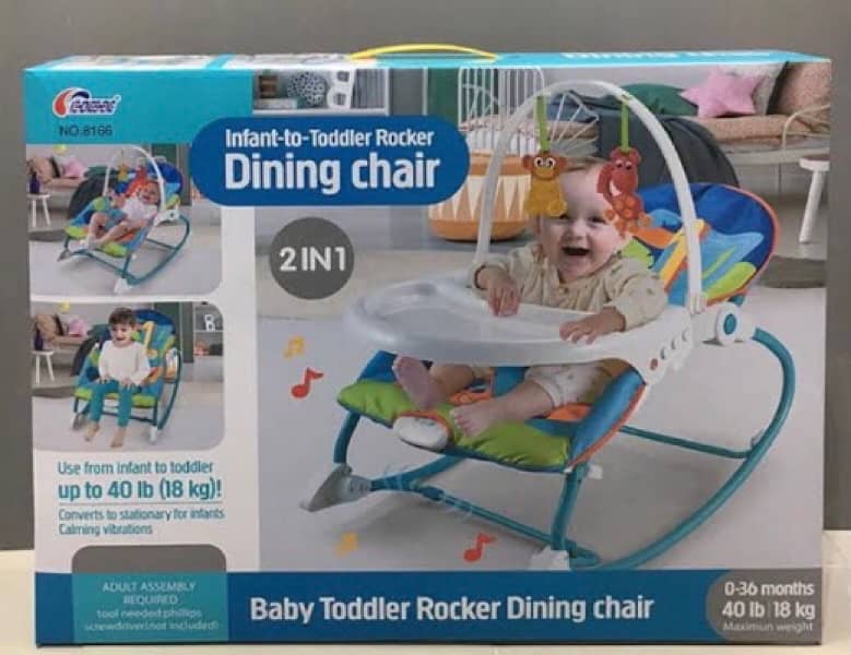 Baby Rocker and Dining chair 0