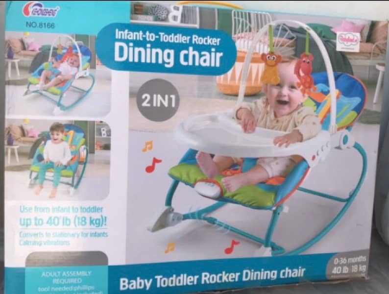 Baby Rocker and Dining chair 2
