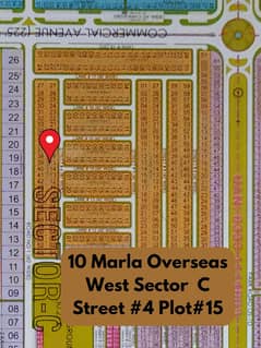 10 Marla Overseas Sector C Street No 4 Plot No 15 For Sale