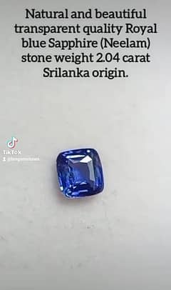 Natural Sapphire stone