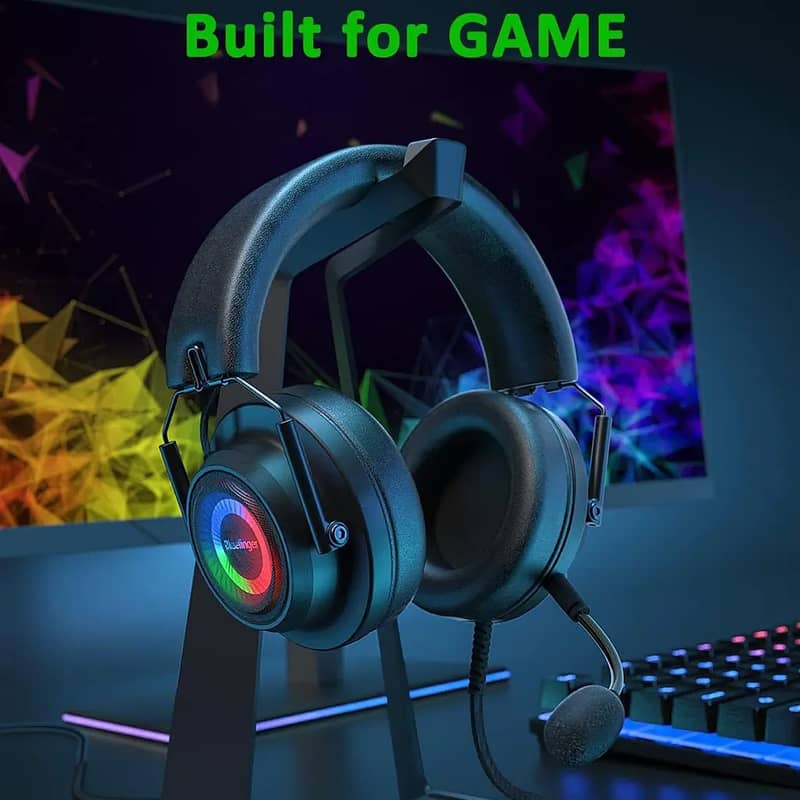 Gaming Headphone BlueFinger S09 RGB USB Gaming Headset 0
