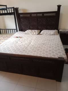 pure wood sheshum bed