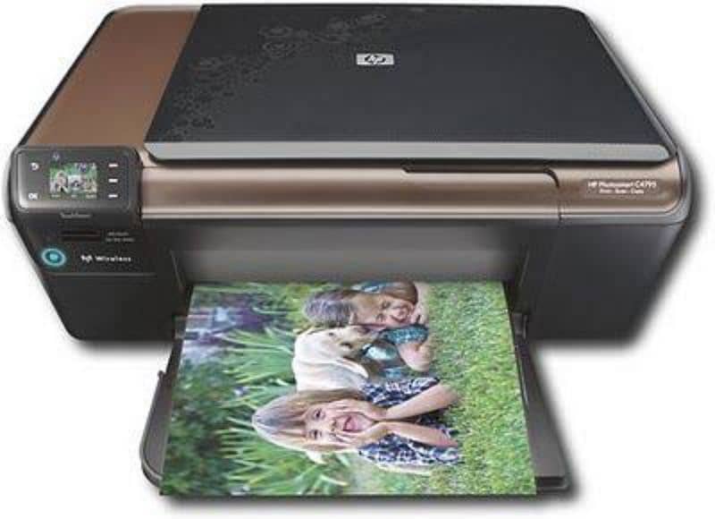 Hp C 4780  color black print copier scanner mobile print 2