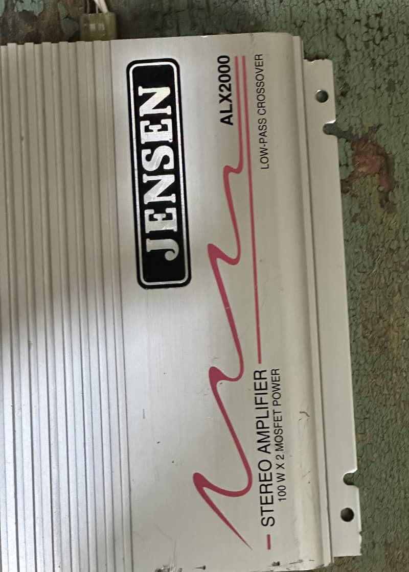 Jensen USA car amplifier 1