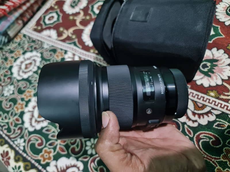 Sigma 50mm F1.4 Art lens (FE-canon mount) 0