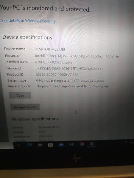 HP ELITEBOOK 830 G6 good condition laptop for sale 7