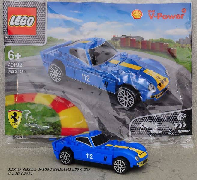 new Lego Ferraris two colour available yellow and blue 1
