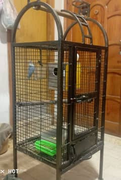 GRAY PARROT CAGE