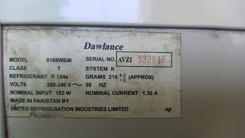 Dawlance Refrigerator Medium 3