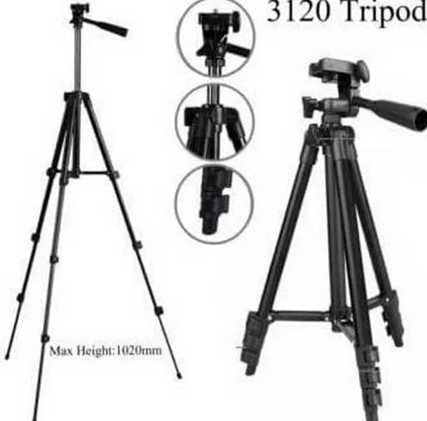 3120 Tripod Stand 42 Inches With Free Mobile Holder 0