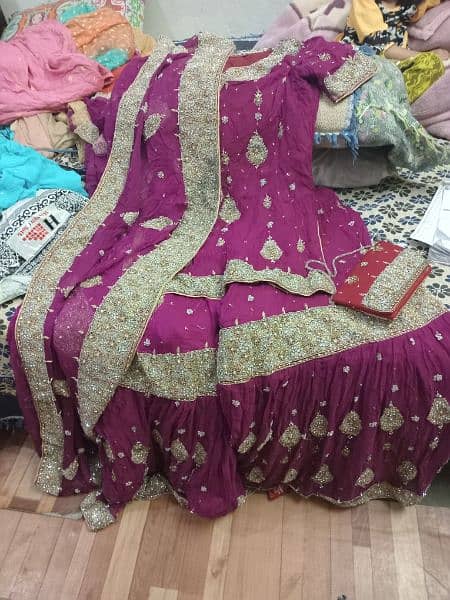 bridle dress lengha  heavy dress wedding dressea 0