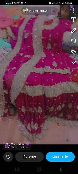 bridle dress lengha  heavy dress wedding dressea 2