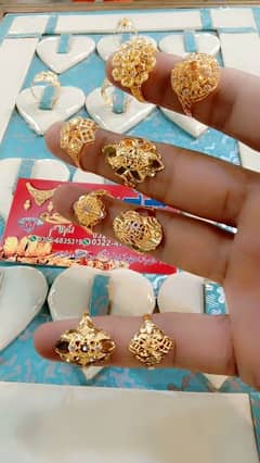 gold ring 21 karet new dazin