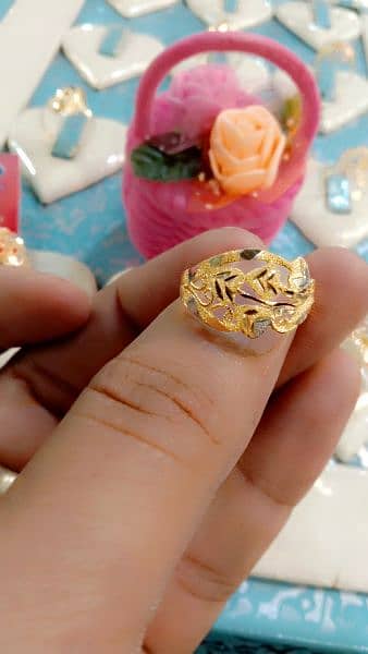 gold rings new dazin normal priceyy 0