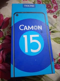 Tecno Cammon 15 with box seald phone no repair