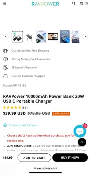 power bank 10000 MAH 5