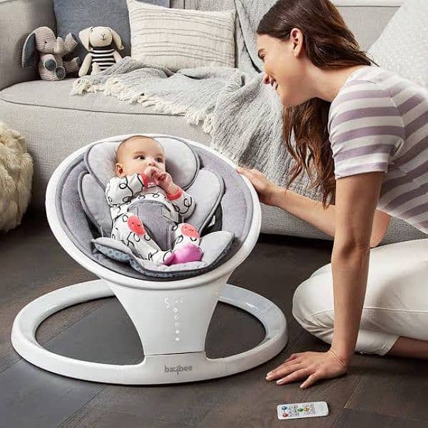 Baby Auto Swing  Electric Jhoola with Stand for Sleeping Kids" 1