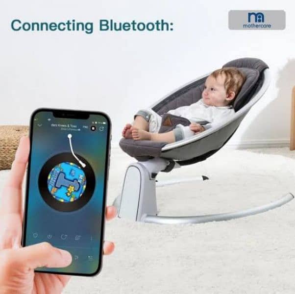 Baby Auto Swing  Electric Jhoola with Stand for Sleeping Kids" 3