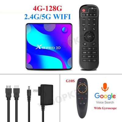X88 PRO 10 4gb 64gb SMART ANDROID 11 TV BOX