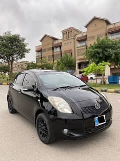 toyota vitz 2008 model ISLAMABAD number 2 pec tech baki total jenven