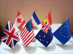 Country Flags for Study Visa Consultant, Immigration Consultant