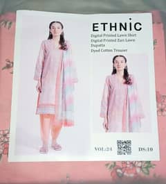 Ethnic Zari lawn 3 PC collection buy 1 get 1 free