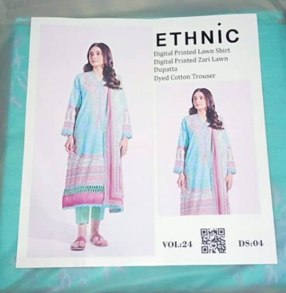 Ethnic Zari lawn 3 PC collection buy 1 get 1 free 4