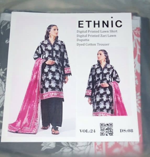 Ethnic Zari lawn 3 PC collection buy 1 get 1 free 5