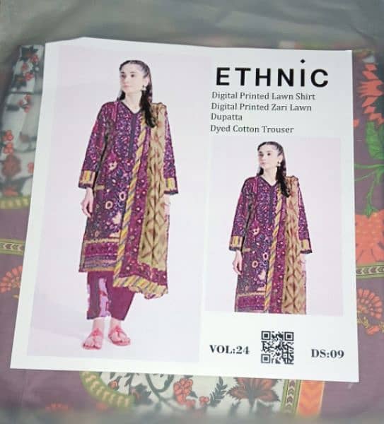 Ethnic Zari lawn 3 PC collection buy 1 get 1 free 6