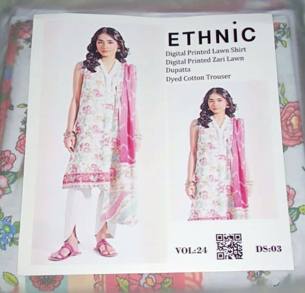 Ethnic Zari lawn 3 PC collection buy 1 get 1 free 7