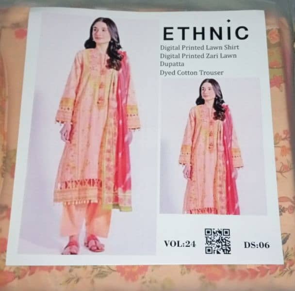 Ethnic Zari lawn 3 PC collection buy 1 get 1 free 8
