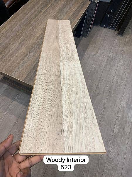 HDF Laminate Wooden Floors/ wallpaper/ pvc skirting. 15