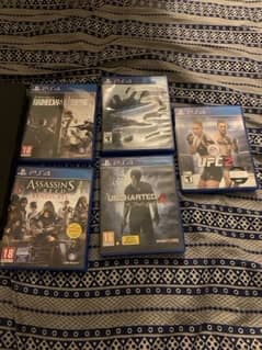 ps4 slim edition 500 gb with controller and 5 games