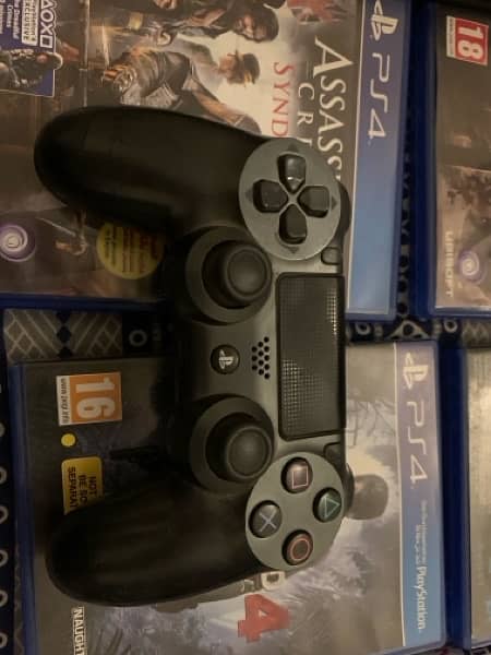 ps4 slim edition 500 gb with controller and 5 games 1