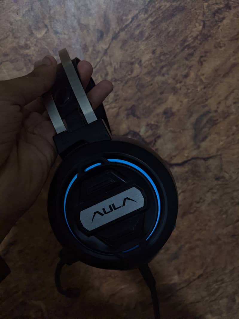 AULA S603 USB Gaming Headset RGB Headphone Gamer High-Sensitivity 1