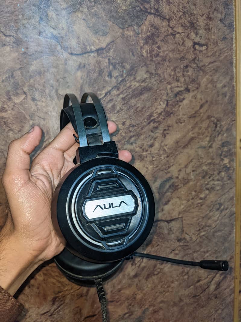 AULA S603 USB Gaming Headset RGB Headphone Gamer High-Sensitivity 7