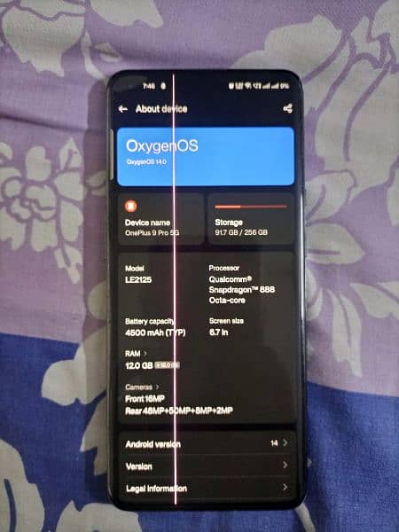 OnePlus 9 Pro 5g (PTA Approved) for sale 2