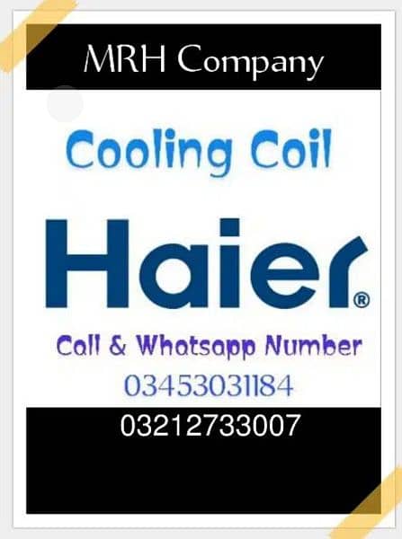 Genuine Haier Or All Model Cooling Coil 2