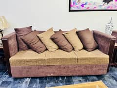 Sofa set brown