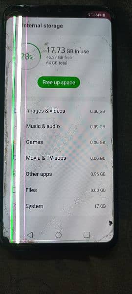 Lg V40 ThinQ only sealed mobile 4.64 panal crack none pta Details 1