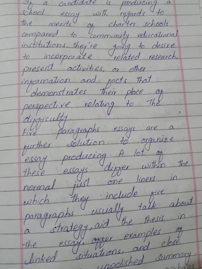 Hand written assignment work 4