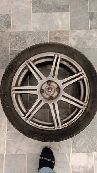17 inch rims little bit used up for sell 1