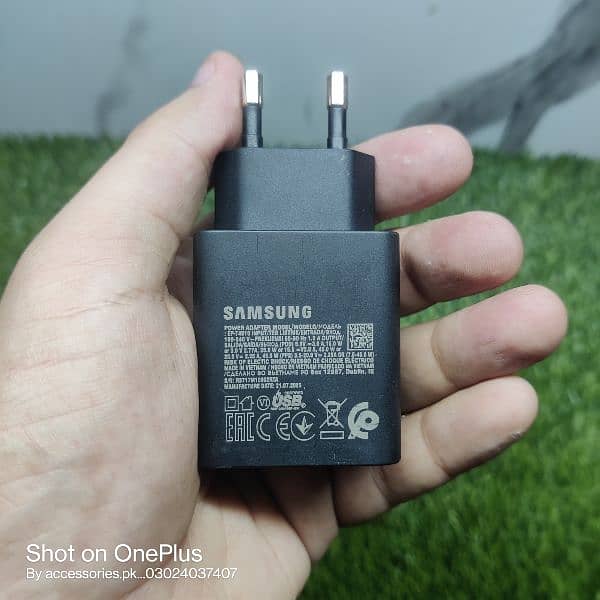 Samsung 25w , Samsung 45w , Samsung 65w genuine chargers pair 1