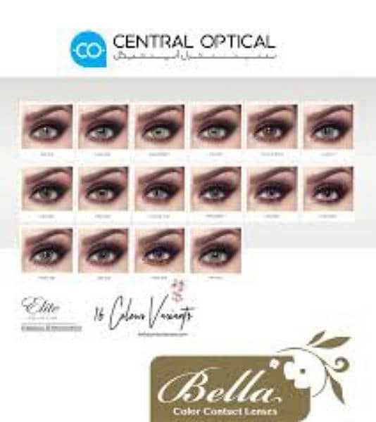 Bella Silky Gold Contact Lenses – Elite Collection 0