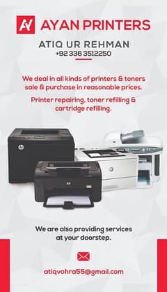 hp laserjet printer repairing and toner refilling