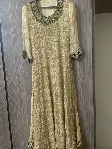 valima dress for sale golden purple 0