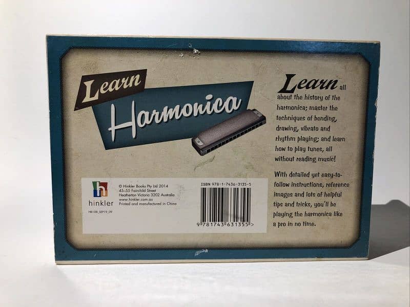 Hinkler Learn Harmonica Kit In Original Box 3