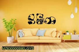 PANDA 3D ART WOODEN WALL HANGING